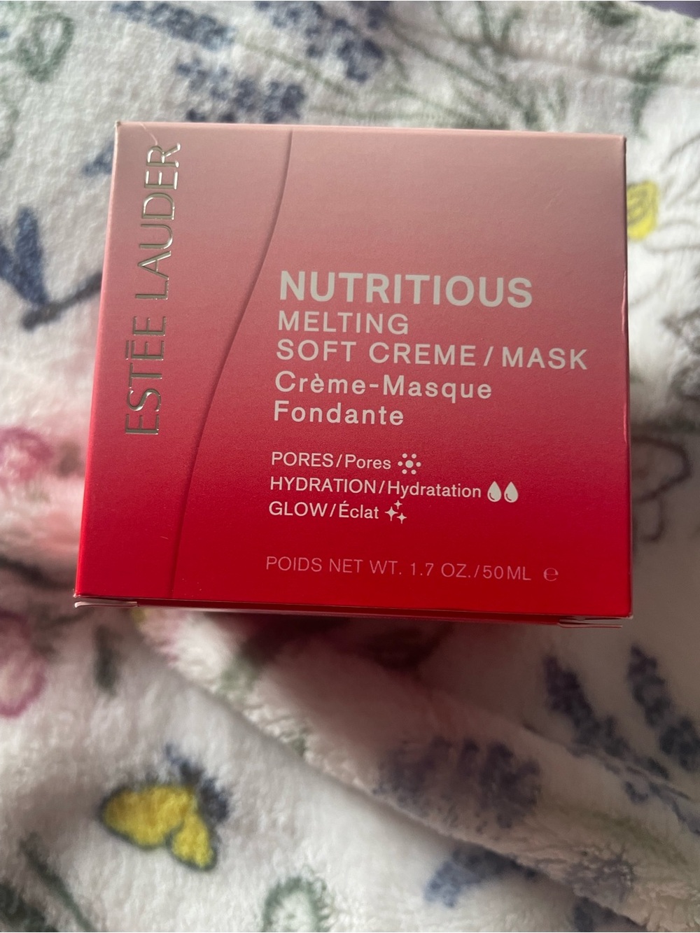 Estee Lauder Nutritious Melting Soft Creme/Mask – Red Pink Gradient
